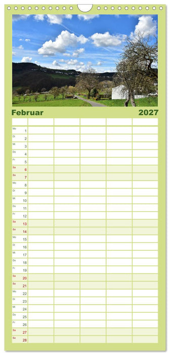 Lebenswertes Dedenborn (CALVENDO Familienplaner 2027)