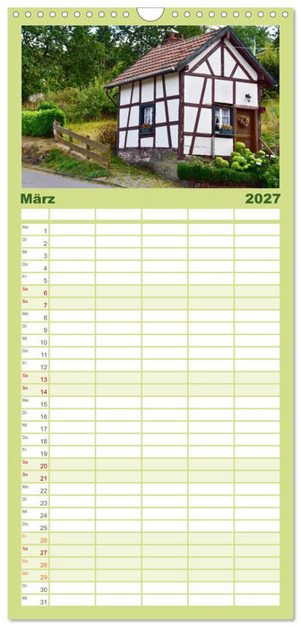 Lebenswertes Dedenborn (CALVENDO Familienplaner 2027)