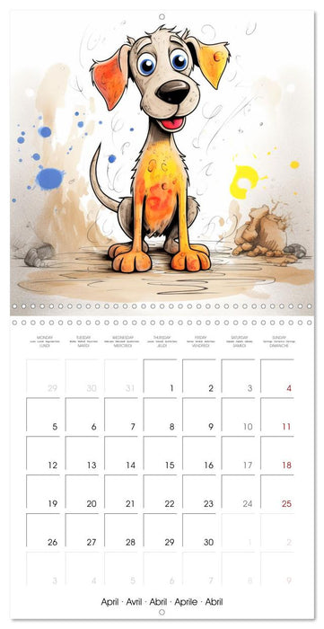 Mischievous dogs (CALVENDO Monthly Calendar 2027)
