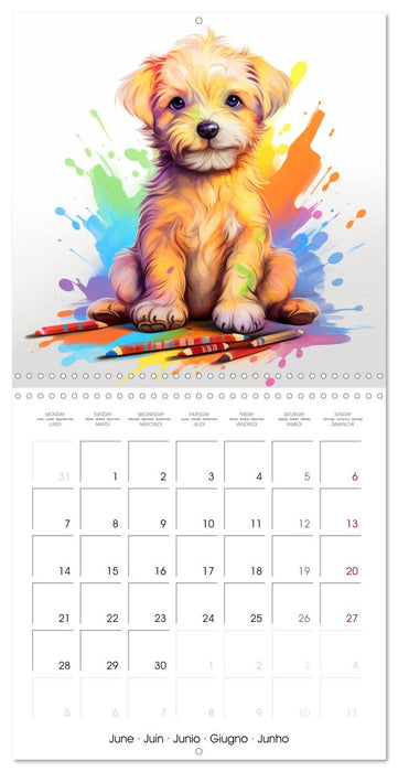 Mischievous dogs (CALVENDO Monthly Calendar 2027)