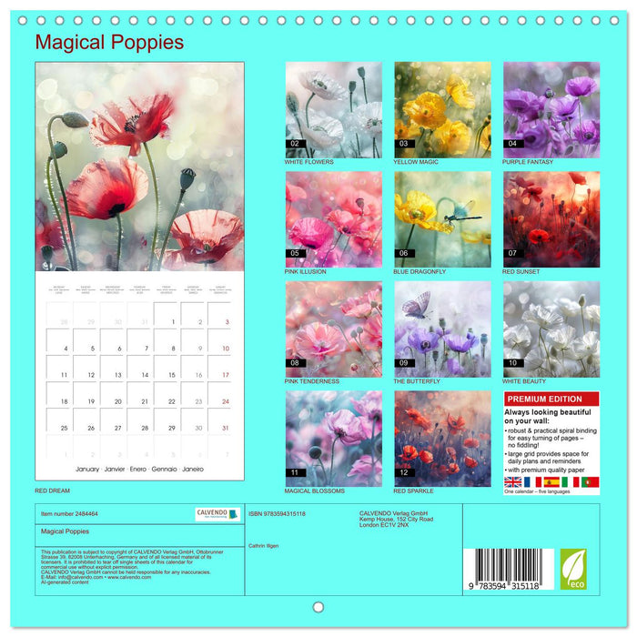Magical Poppies (CALVENDO Monthly Calendar 2027)
