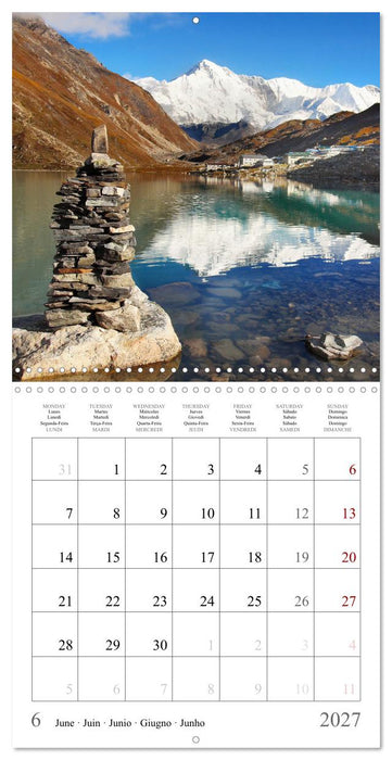 Himalayas, Adventure in the mountains (CALVENDO Monthly Calendar 2027)