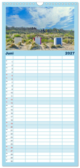 Zeeland - Wasser, Sand und Meer (CALVENDO Familienplaner 2027)