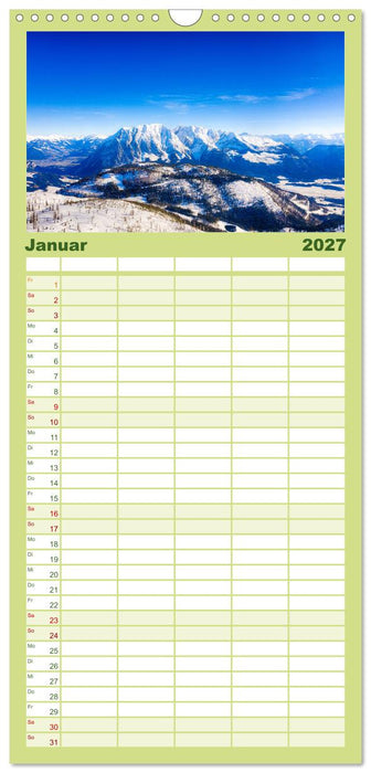 Wunderschönes Österreich (CALVENDO Familienplaner 2027)