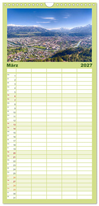 Wunderschönes Österreich (CALVENDO Familienplaner 2027)