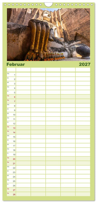 Thailand - Welterbe Sukothai (CALVENDO Familienplaner 2027)