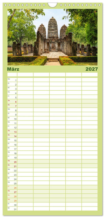 Thailand - Welterbe Sukothai (CALVENDO Familienplaner 2027)