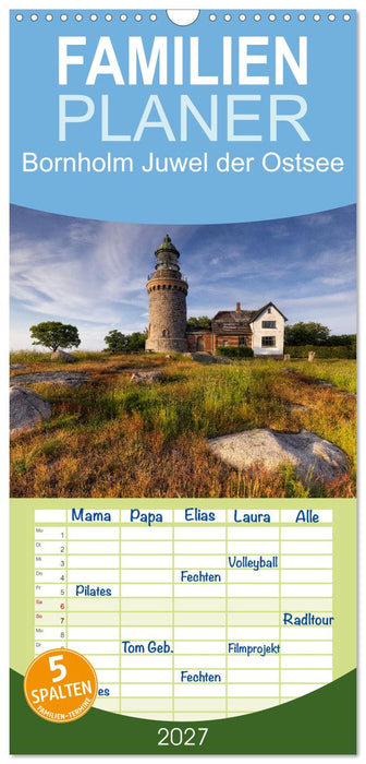 Bornholm Juwel der Ostsee (CALVENDO Familienplaner 2027)