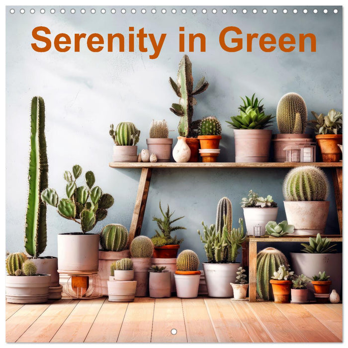 Serenity in Green (CALVENDO Monthly Calendar 2027)