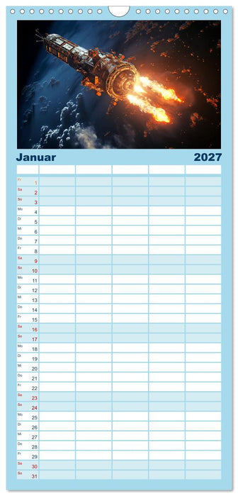 Damals im Paralleluniversum (CALVENDO Familienplaner 2027)
