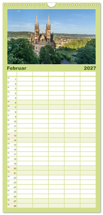 Unterwegs - Rhein-Burgen-Weg (CALVENDO Familienplaner 2027)