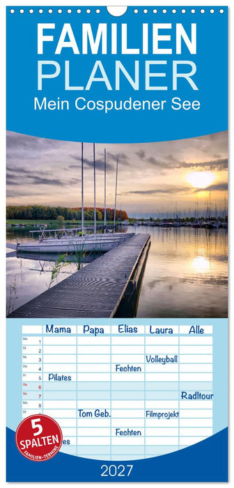 Mein Cospudener See (CALVENDO Familienplaner 2027)