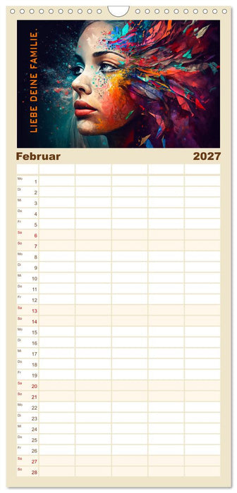 Inneres Gleichgewicht (CALVENDO Familienplaner 2027)