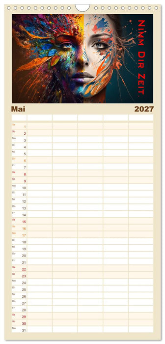 Inneres Gleichgewicht (CALVENDO Familienplaner 2027)