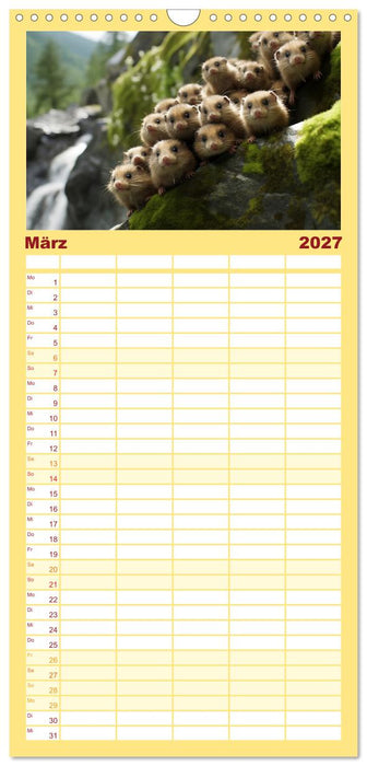 Die Magie der Masse (CALVENDO Familienplaner 2027)