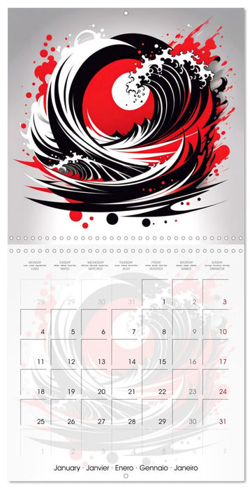 Essence de l'abstraction (CALVENDO Calendrier mensuel 2027)