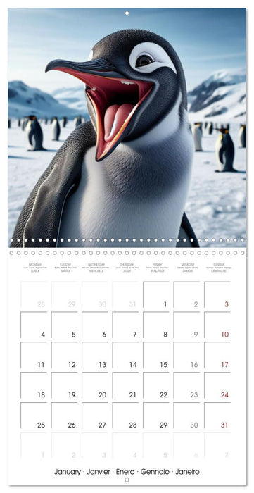 Joie animale - Une année de sourires et d'énergie positive (CALVENDO Calendrier mensuel 2027)