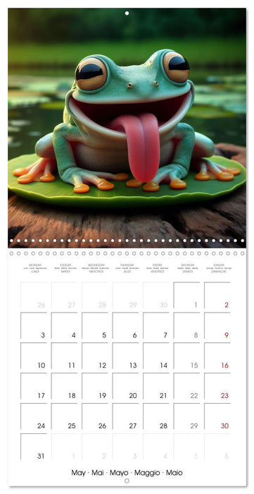 Joie animale - Une année de sourires et d'énergie positive (CALVENDO Calendrier mensuel 2027)