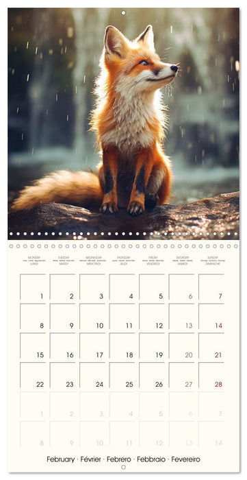 Cute foxes (CALVENDO Monthly Calendar 2027)