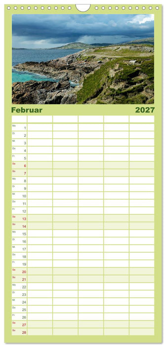 Schottlands wilde Inseln (CALVENDO Familienplaner 2027)