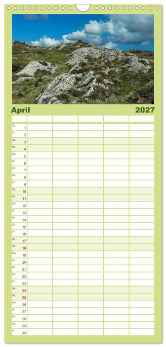 Schottlands wilde Inseln (CALVENDO Familienplaner 2027)