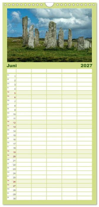 Schottlands wilde Inseln (CALVENDO Familienplaner 2027)