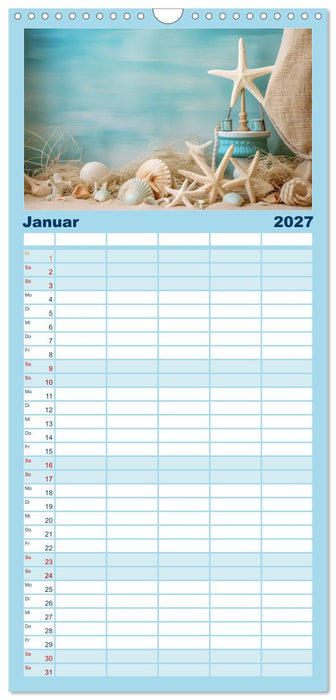 Meeresträume (CALVENDO Familienplaner 2027)