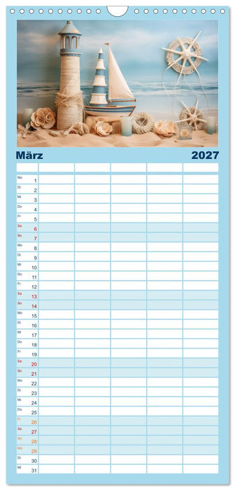 Meeresträume (CALVENDO Familienplaner 2027)