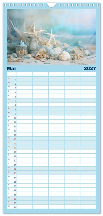 Meeresträume (CALVENDO Familienplaner 2027)