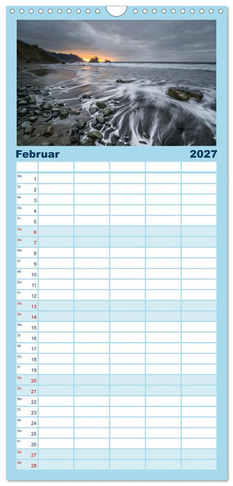 Mehr Licht am Meeresrand (CALVENDO Familienplaner 2027)