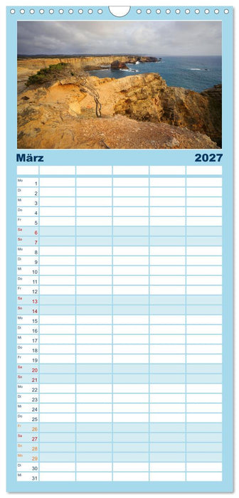 Mehr Licht am Meeresrand (CALVENDO Familienplaner 2027)