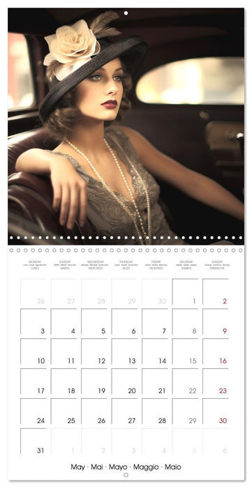 Grâce des années 30 (CALVENDO Calendrier mensuel 2027)