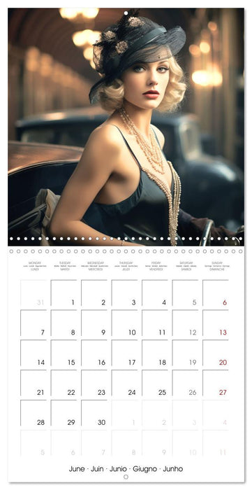 Grâce des années 30 (CALVENDO Calendrier mensuel 2027)