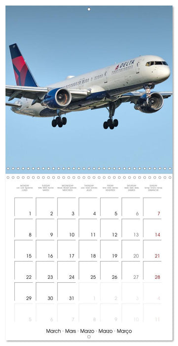 North American Airliners (CALVENDO Monthly Calendar 2027)