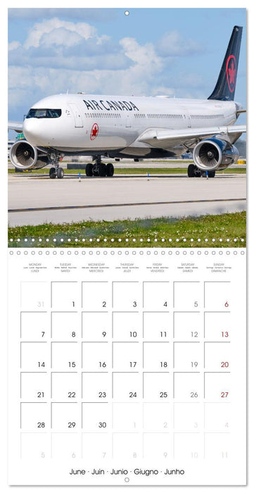 North American Airliners (CALVENDO Monthly Calendar 2027)