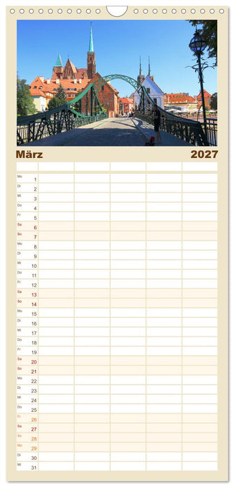 Zauberhaftes Breslau (CALVENDO Familienplaner 2027)