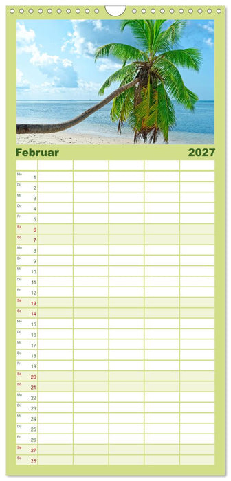 Sagenhafte Seychellen - Idylle im Indischen Ozean (CALVENDO Familienplaner 2027)