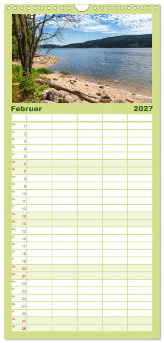 Hochschwarzwald - Traumhafte Landschaften im Schwarzwald (CALVENDO Familienplaner 2027)