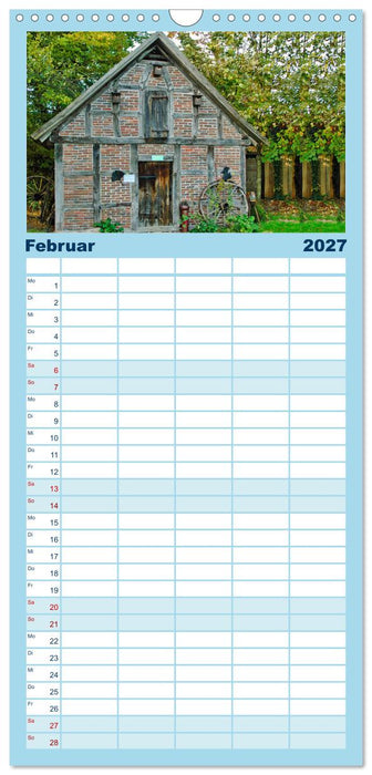 Baukunst Fachwerk (CALVENDO Familienplaner 2027)