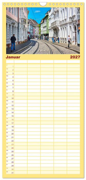 Freiburg - Die entspannte Stadt im Breisgau (CALVENDO Familienplaner 2027)