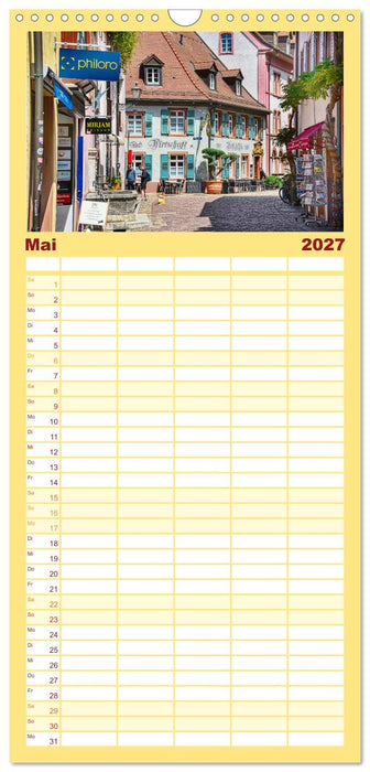Freiburg - Die entspannte Stadt im Breisgau (CALVENDO Familienplaner 2027)