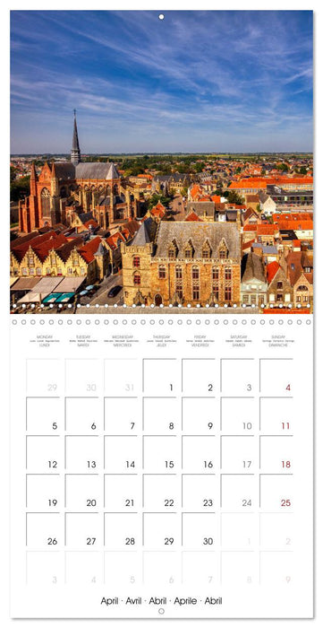 Comté de Flandre (CALVENDO Calendrier mensuel 2027)