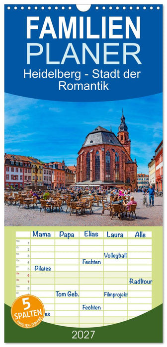 Heidelberg - Stadt der Romantik (CALVENDO Familienplaner 2027)