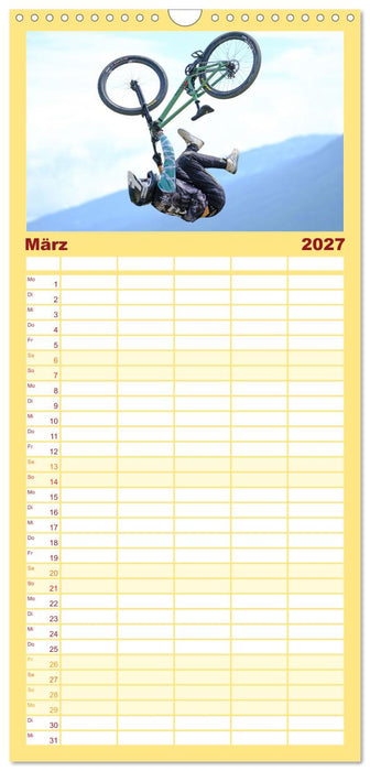 Slopestyle Mountainbike (CALVENDO Familienplaner 2027)