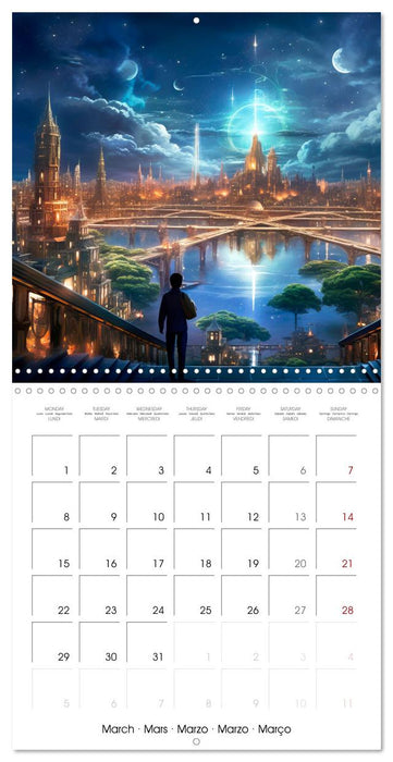 DISTANT WORLDS Explore the universe (CALVENDO Monthly Calendar 2027)