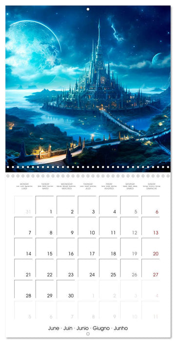 DISTANT WORLDS Explore the universe (CALVENDO Monthly Calendar 2027)