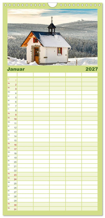 Schönes Erzgebirge (CALVENDO Familienplaner 2027)