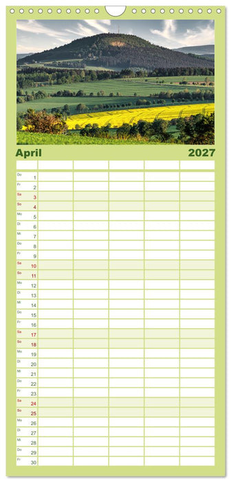 Schönes Erzgebirge (CALVENDO Familienplaner 2027)