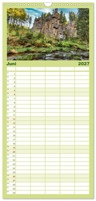 Schönes Erzgebirge (CALVENDO Familienplaner 2027)