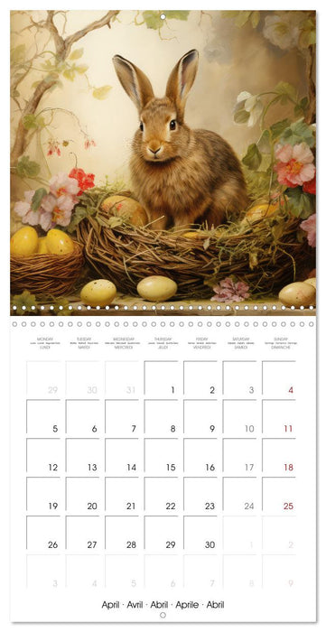 Des amours de lapins (CALVENDO Calendrier mensuel 2027)